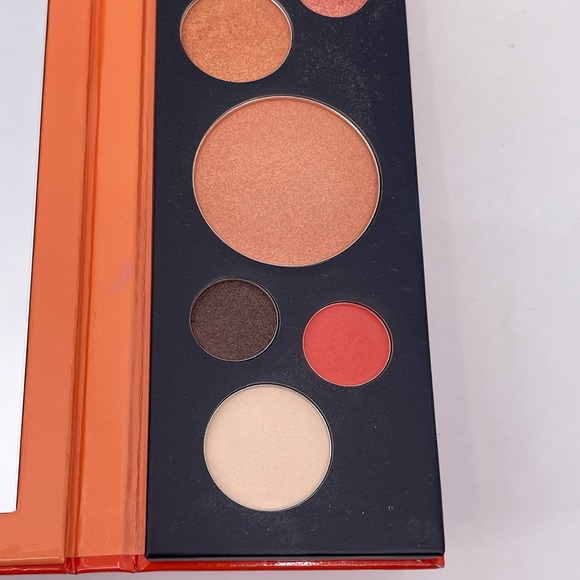 Touch in Sol Fill Up Orange Eye Shadow Palette 9 Colors Mirrored Compact - Picture 2 of 6